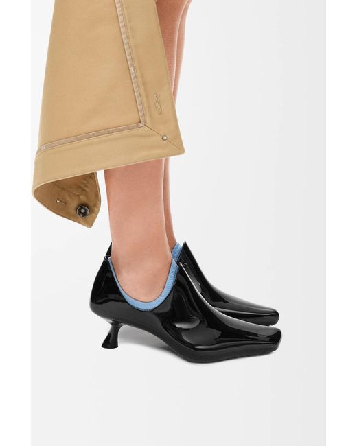 Loewe Black Emily Aqua Sock Pumps