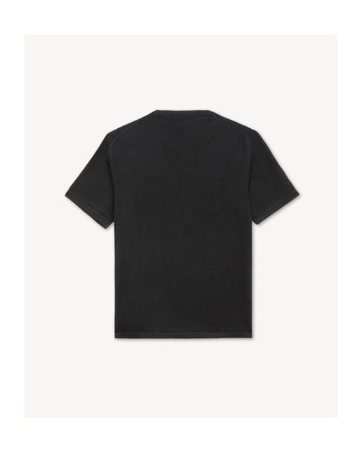 KENZO Black Signature Embroidered T-Shirt for men