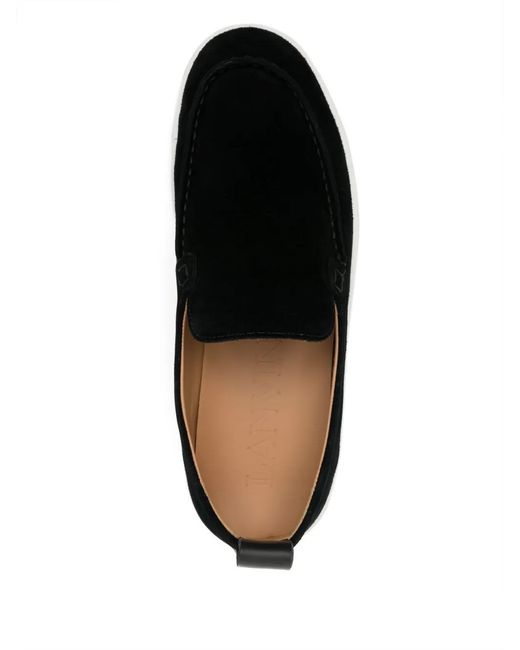 Lanvin Black Cruiser Moccasins for men