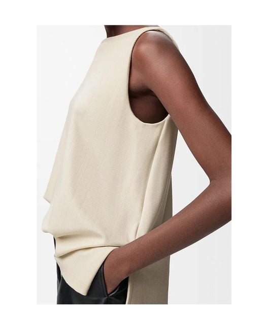 Loewe White Anagram Tank Top