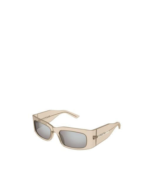 Balenciaga White Eyewear Rectangular Frame Sunglasses for men