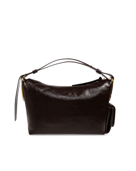 Marc Jacobs Black Logo Detail Shoulder Bag