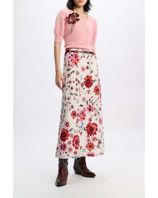 Dorothee Schumacher Pink Brushed Fisherman's-Knit Top