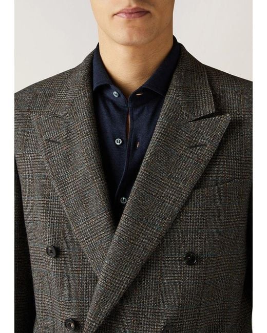 Loro Piana Blue Logo Long-Sleeved Shirt for men
