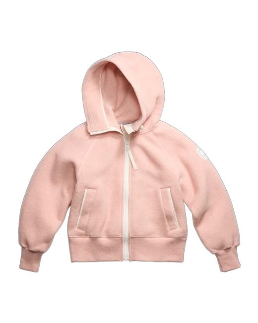 Canada Goose Pink Chilliwack Bomber Kind Fleece Label