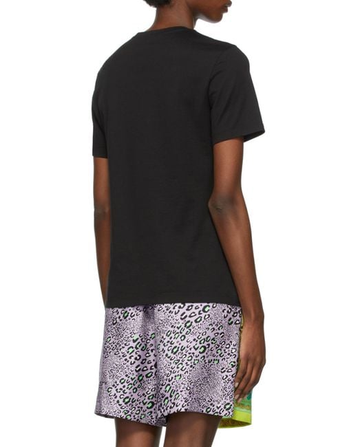 Versace Black Medusa Motif Logo-Print T-Shirt