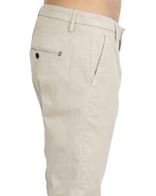 Dondup Natural Belt Loop Casual Pants for men