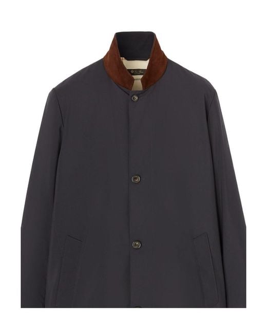 Loro Piana Blue Long Sleeve Jacket for men
