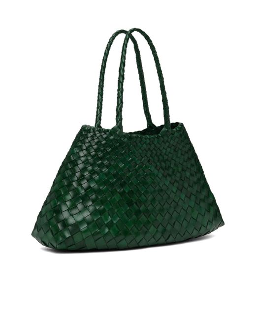 Dragon Diffusion Green Weaving Tote Bag