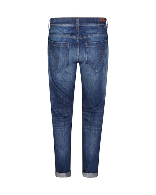 Dondup Blue Slim Fit Jeans for men