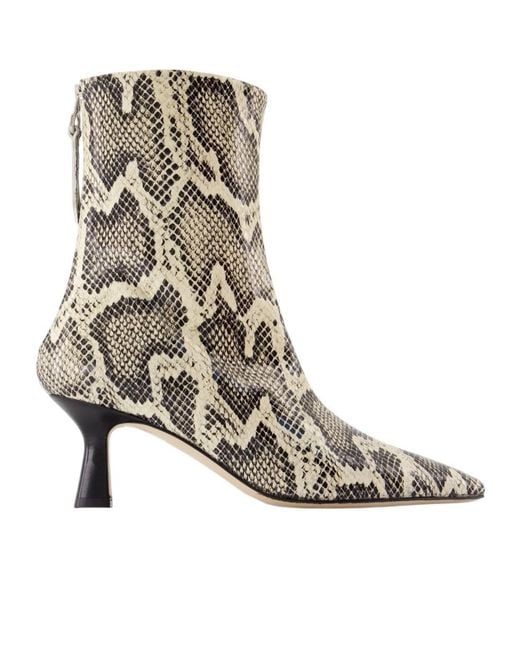 Aeyde Brown Elina Zipped Boots
