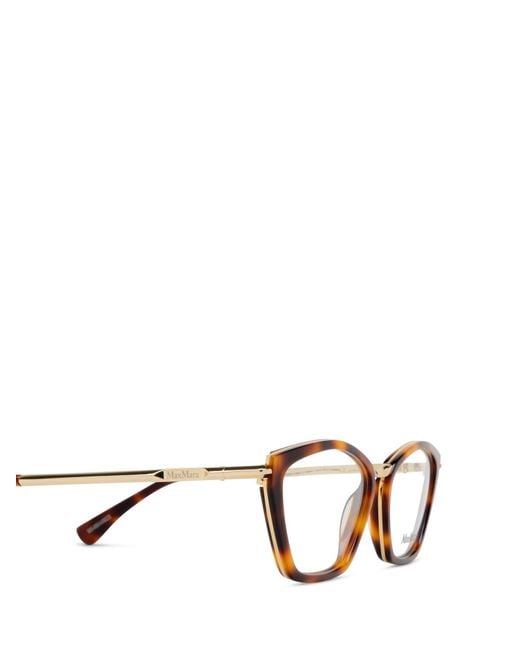 Max Mara White Cat-Eye Glasses