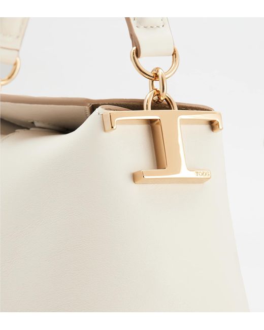 Tod's Natural Logo Handbag