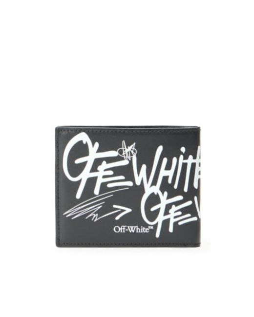 Off-White c/o Virgil Abloh White Diagonal Tape Bifoldwallet for men