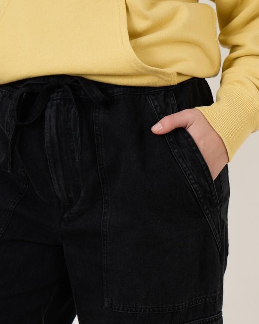 Isabel Marant Black Ivy Tapered Cargo Jeans