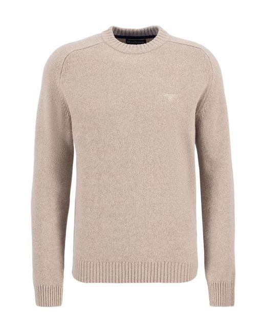 Barbour Natural Crew Neck Sweater for men