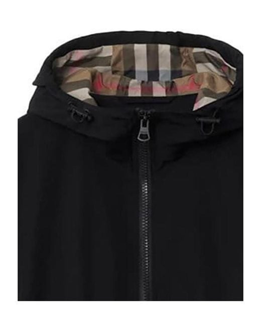 Burberry Black Hooded Jacket