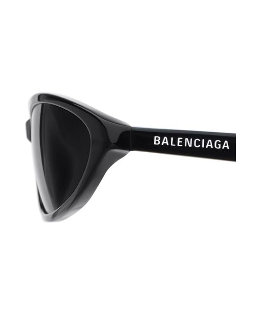 Balenciaga White Eyewear Cat-Eye Frame Sunglasses