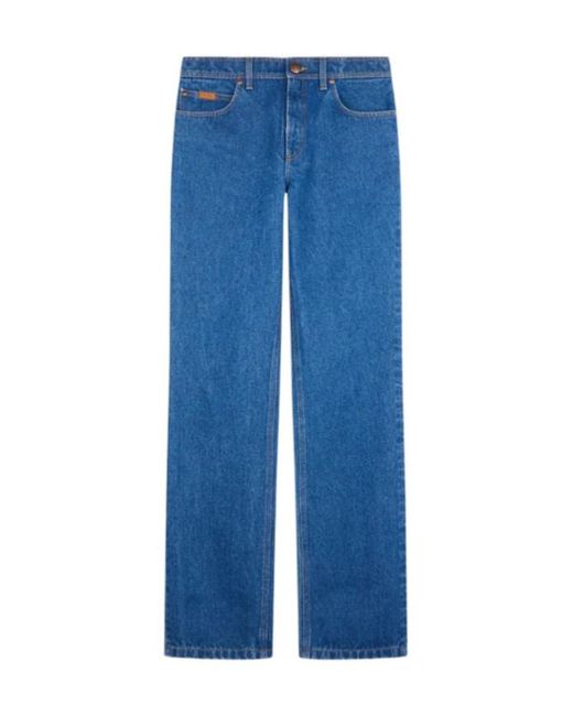 Tod's Blue Back-Patch Jeans