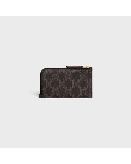 Céline Black Long Zipped Card Holder