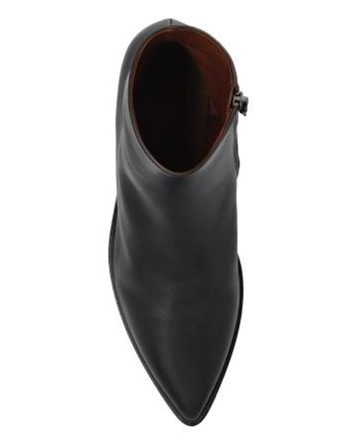 Marsèll Black Pointed Ankle Boots