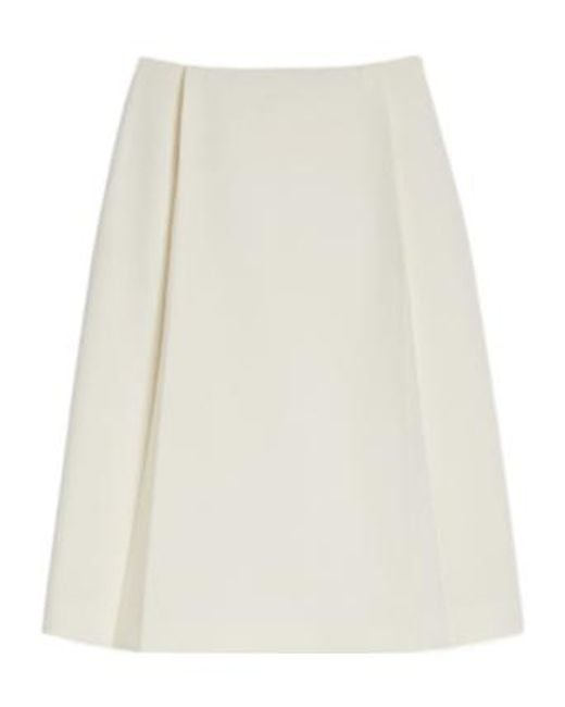 Jil Sander Natural Technical Crêpe Skirt