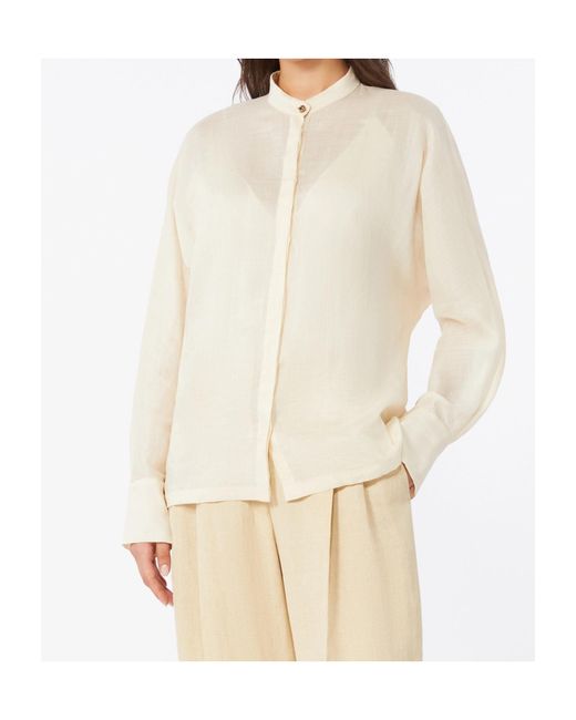 Max Mara White Long Sleeve Shirt