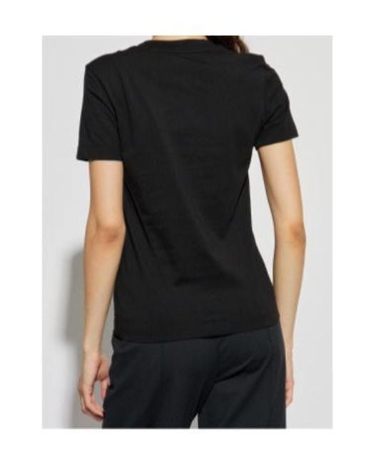 Moncler Black Logo Embellished Crewneck T-Shirt
