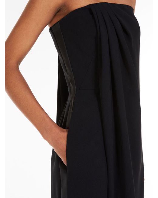 Max Mara Black Bustier-Style Jumpsuit