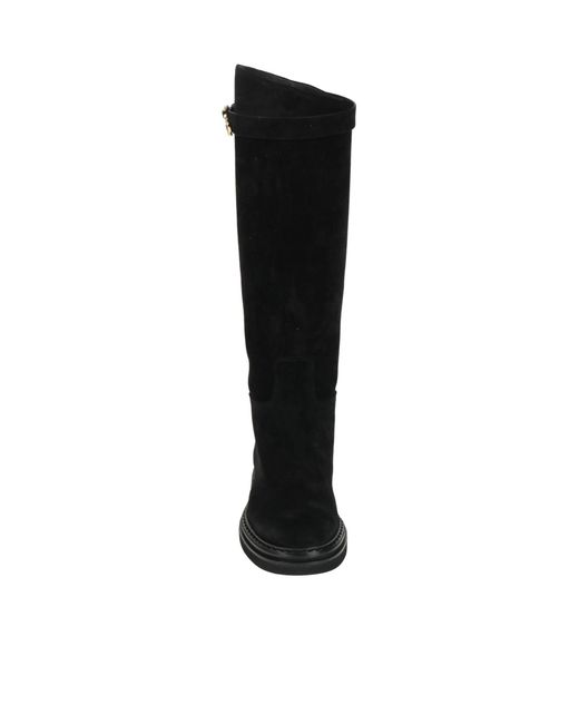 Dolce & Gabbana Black Solid Color Long Boots