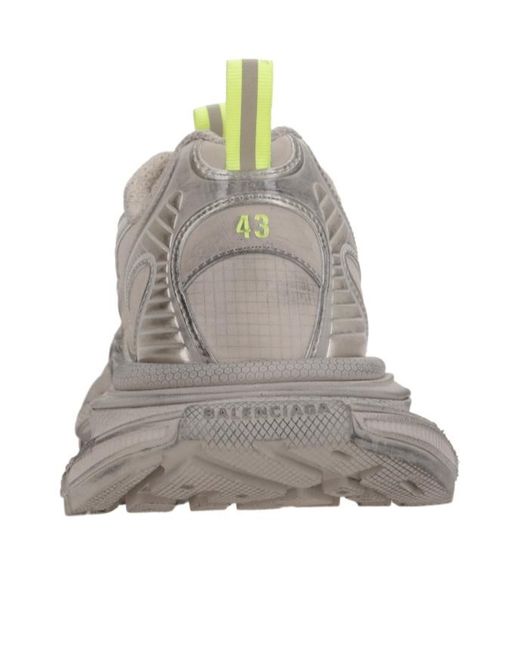Balenciaga Gray 3Xl Used-Effect Sneakers for men