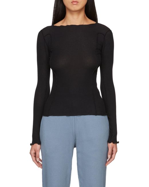 Baserange Black Omato Long Sleeve T-Shirt