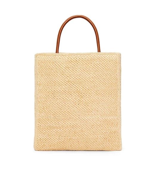Loewe Natural Logo Embroidered Tote Bag