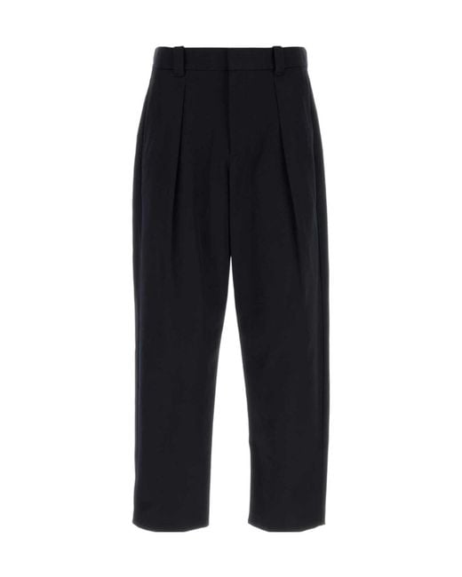 A.P.C. Black Renato Pleated Pants for men
