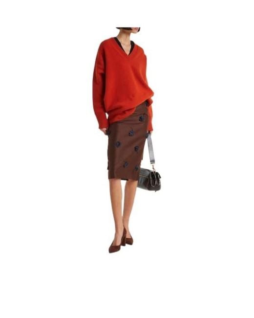 Gianvito Rossi Brown Solid Suede Pumps