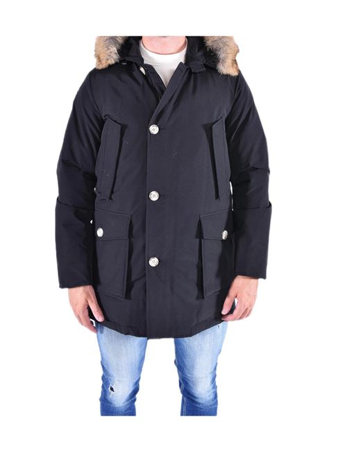 Woolrich Black Down Jackets for men