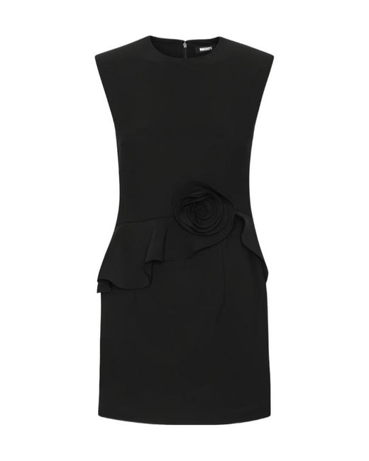 ROTATE BIRGER CHRISTENSEN Black Sleeveless Dress
