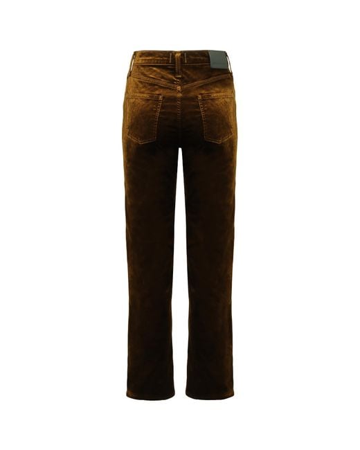 Citizens of Humanity Black Delfina Velvet Pants