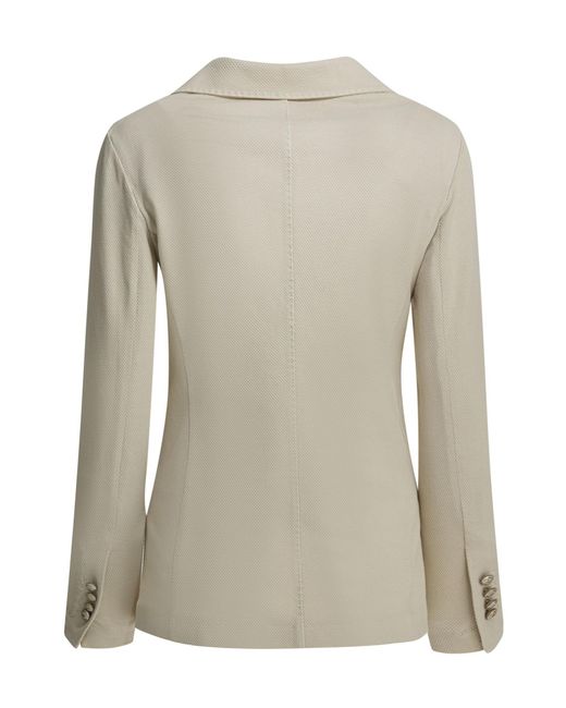 Circolo 1901 Multicolor Single-Breasted Textured Blazer