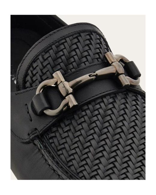 Ferragamo Black Penny Driver for men