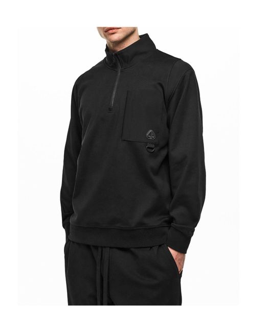 Moose Knuckles Gray Warm Zip-Up Sweatshirt for men