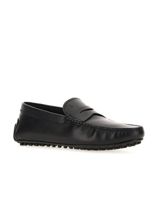 Tod's Black City Gommino Driving Loafers for men