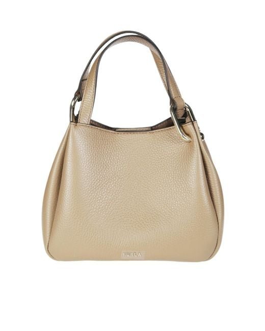 Furla Natural Nuvola Mini Tote Bag