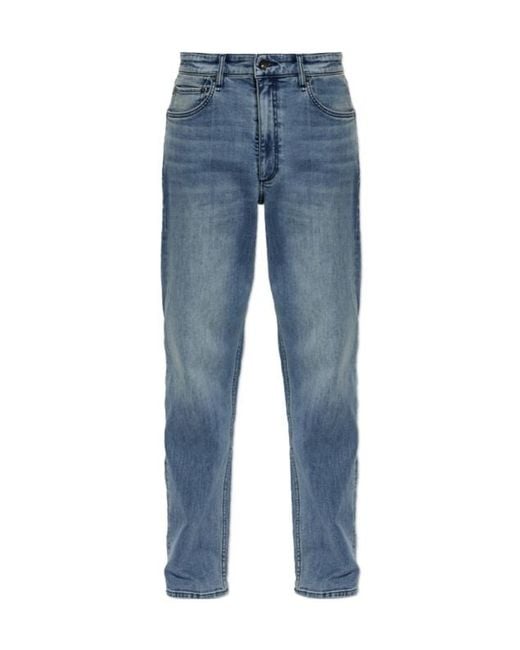 Rag & Bone Blue Belt-Loop Jeans for men
