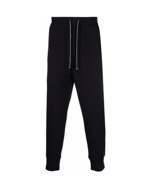 Emporio Armani Blue Elasticated Waist Drawstring Track Pants for men