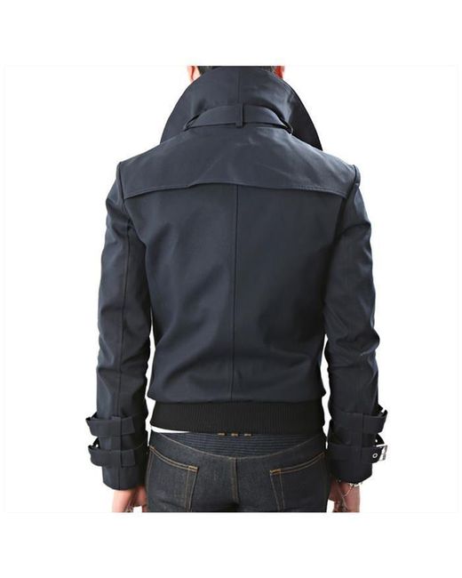 Balmain Blue Long Sleeve Casual Jacket for men