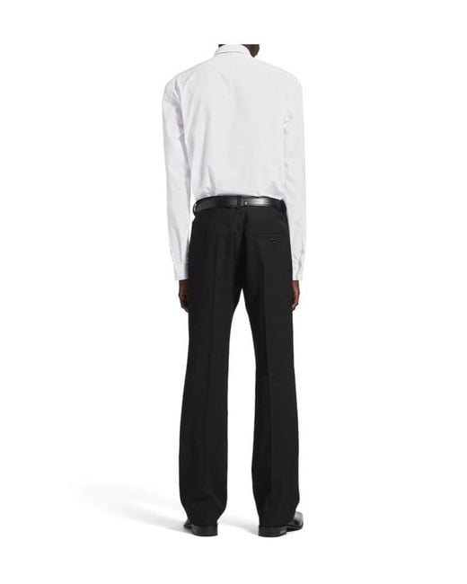 Balenciaga Black Straight-Leg Trousers for men