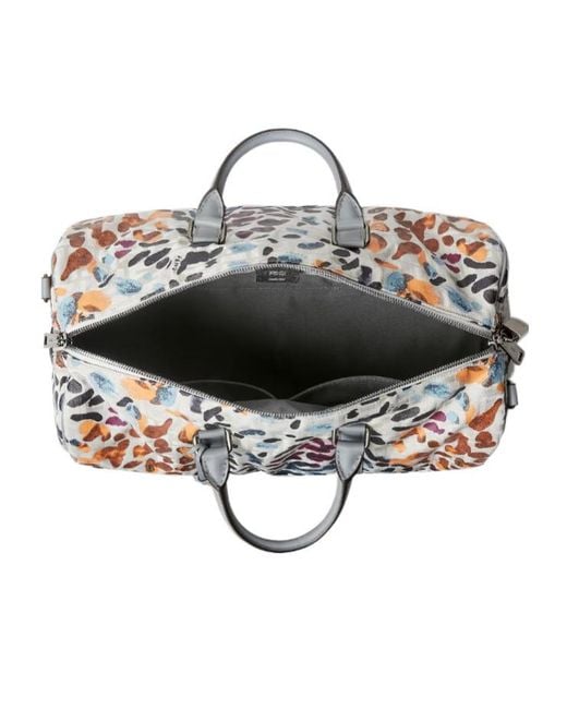 Fendi Gray Ff Travel Bag for men