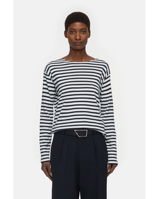Closed Blue Striped Long Sleeve T-Shirt
