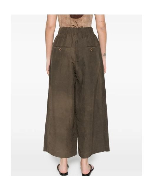 Uma Wang Green Poetic Pants